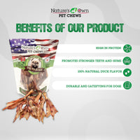 Thumbnail for Nature's Own Pet Chews Pet Chews Duck Feet Bag Treat, 12 Piece - Nature's Own Chews for Small to Medium Dogs - Promotes Clean Teeth and Gums - Duck Flavored