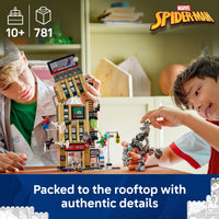 Thumbnail for LEGO Marvel Spider-Man vs. Mysterio: The Daily Bugle Building Toy - Pretend Play Set with 7 Minifigures & Rhino Mech - Super Hero Toy for Boys & Girls, Ages 10+ - Gift Idea for Birthdays - 76342