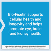Thumbnail for Life Extension Bio-Fisetin, Fisetin, galactomannans from Fenugreek Seed, Cellular Health, Cognitive Health, Longevity, Gluten-Free, Vegetarian, Non-GMO, 30 Vegetarian Capsules