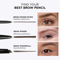 Thumbnail for IT Cosmetics Brow Power Universal Taupe Brown Eyebrow Pencil (Taupe) -Long-Lasting, Budge-Proof, Nourishing Biotin & Antioxidants, Easy to Apply & Adjustable, Natural Brow Makeup
