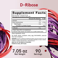 Thumbnail for Jarrow Formulas® D-Ribose 2 Grams, Dietary Supplement, Fitness Support, Muscle Recovery and Endurance, 7.05 oz, Up to a 90 Day Supply