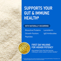 Thumbnail for Physician's CHOICE Colostrum Gold Powder - First-Day Milking for Gut & Immune Support - Potent IgG Antibodies & Bioactive Nutrients - Whole & Unstripped - Easy to Mix - Made in the USA - 60 Servings