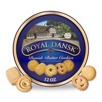 Thumbnail for Royal Dansk Danish Butter Cookies, Premium Assorted Cookies in Gift Tin, Great for Sharing and Gifting, 12 oz