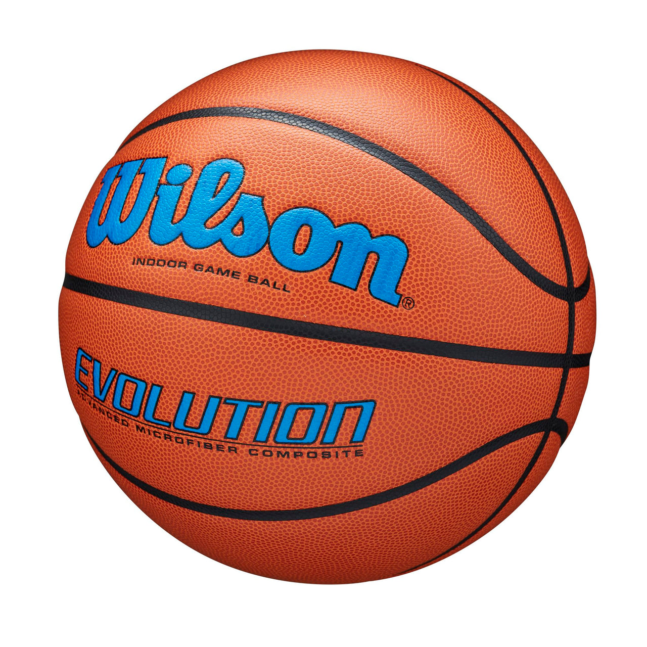 WILSON Evolution Game Basketball - Royal, Size 7 - 29.5"