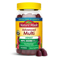 Thumbnail for Nature Made Advanced Multivitamin Gummies for Adults, Women's and Men's Multivitamin Gummies with Magnesium Citrate, Calcium & B Vitamins, Daily Support, 90 Gummies, 30 Day Supply