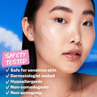 Thumbnail for Kosas DreamBeam Mineral Sunscreen SPF 40 - Smooth Liquid Sun Protection for Face - Lightweight Makeup Base w/Hyaluronic Acid, Ceramides & Peptides - Subtle Radiant Finish, Original, 40 ml