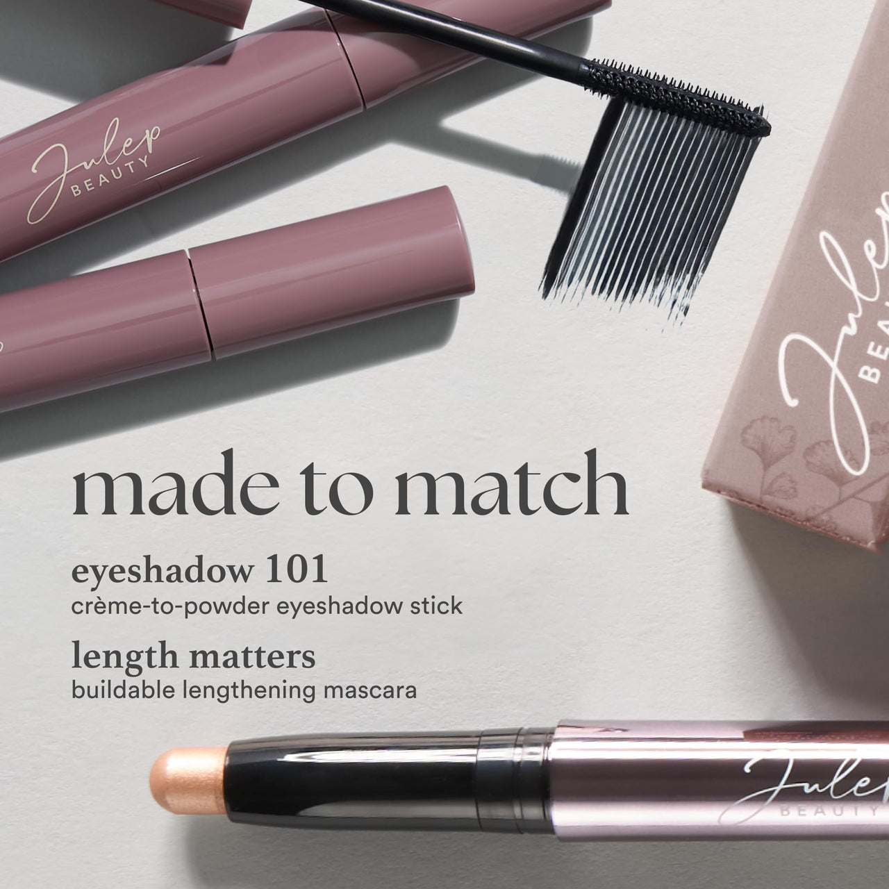 Julep Eyeshadow 101 Cream-to-Powder Waterproof Shadow Stick – Silver Moonlight Shimmer – Long-Lasting, Crease-Proof, Medium Golden-Beige Shimmer Eyeshadow with Built-in Smudger