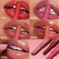 Thumbnail for Kaja Lip Gloss - Heart Melter | High-shine, Glossy Finish, Peppy Pink Nude, Moisturize, 05 Hunny Bun, 0.04 Oz