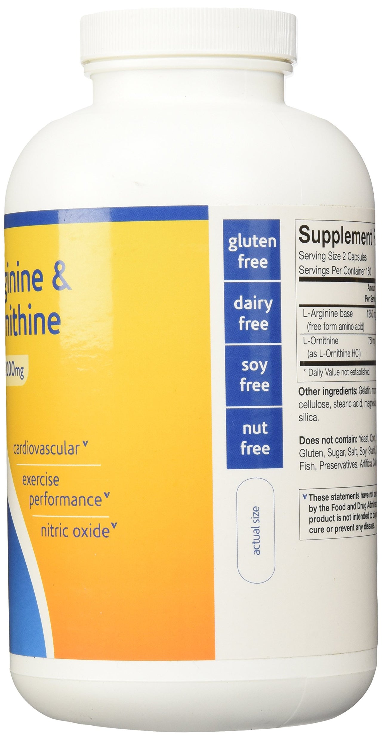 Vitamin Shoppe - L-Arginine-Ornithine (Super Strength), 2000 mg