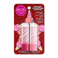 Thumbnail for eos Holiday Lip Balm Sticks- Peppermint Twist & Candy Cane Swirl, Limited-Edition Skincare, Stocking Stuffers, 0.14 oz, 2-Pack