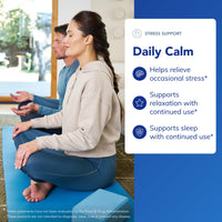 Thumbnail for Pure Encapsulations Daily Calm - Vegan Stress & Sleep Support* Supplement - Contains Ashwagandha, Saffron, GABA & L-Theanine - Non-GMO, Soy-Free & Gluten-Free - 60 Capsules