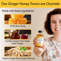 Thumbnail for Mickelberry Gardens Immune Support Ginger Honey Tonic – Organic Ginger Shots & Syrup for Immunity Boost, Digestive Health, and Wellness – 4 Oz