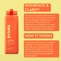 Thumbnail for BYOMA Smoothing Body Polish - For Breakouts & Textured Skin - Exfoliating Body Scrub with PHA & Panthenol - Restores Skin Barrier & Soothes Inflammation - 10.14 fl oz