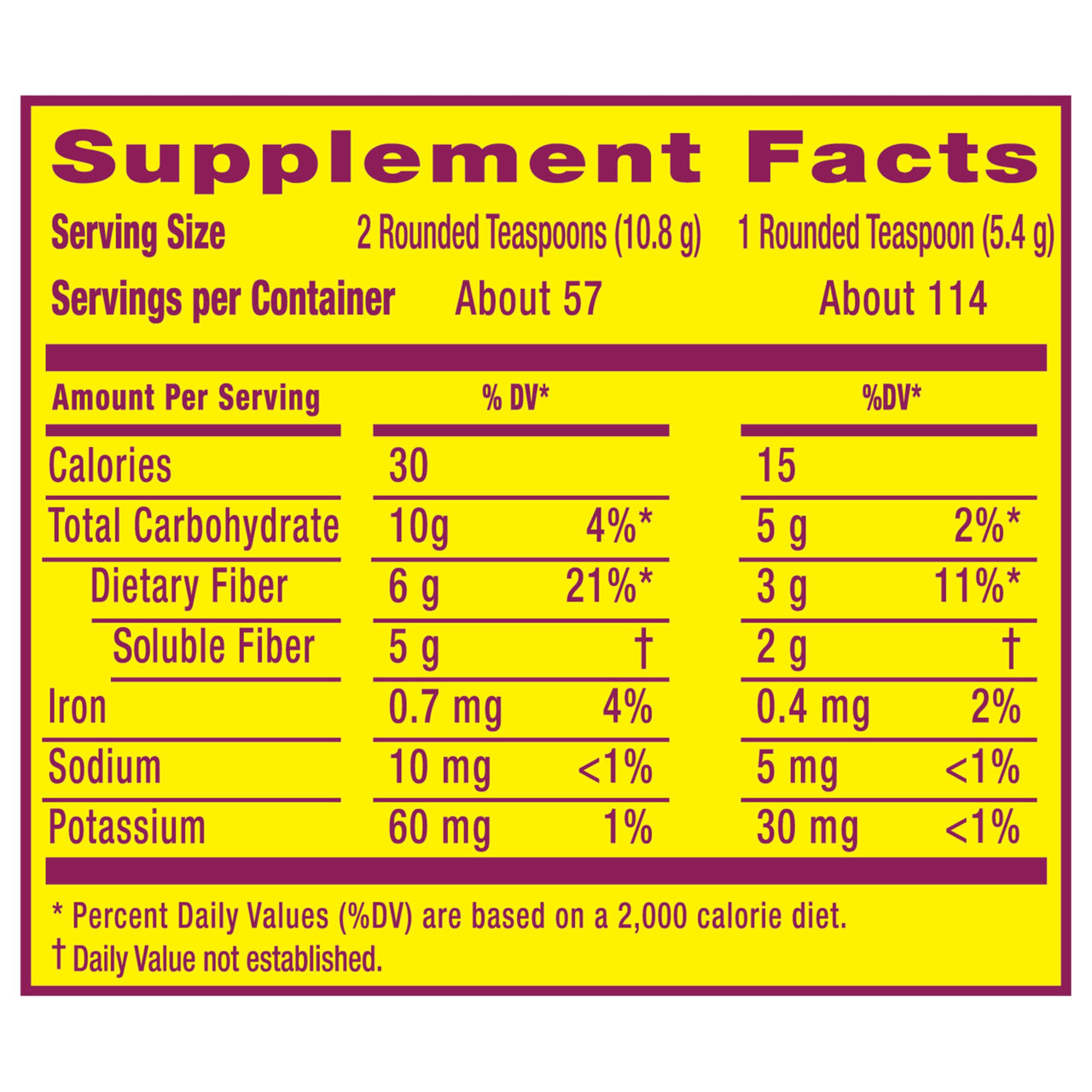 Metamucil, Psyllium Husk Powder, Unflavored with No Added Sweeteners, 114 Servings, 4-in-1 Fiber Supplement, Daily Psyllium Husk Fiber Powder Help Support Digestive Health by Promoting Regularity*