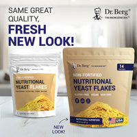 Thumbnail for Dr. Berg Premium Nutritional Yeast Flakes - Delicious Non-Fortified Nutritional Yeast with Naturally Occurring B Vitamins - 8oz