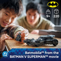 Thumbnail for LEGO DC Batman: Batman v Superman Batmobile Building Blocks Set - Super Hero Toy for Kids, Boys & Girls, Ages 9+ - with Armored Minifigure & Golden Coin - Gift Idea for Birthdays - 76331