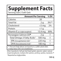 Thumbnail for Carlson - Salmon Oil, 500 mg Omega-3s, Norwegian, Heart, Brain & Joint Health, 300 Softgels