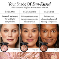 Thumbnail for LAURA GELLER NEW YORK Baked Bronze-N-Brighten Bronzer Powder - Fair - Natural Bronze Glow