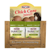 Thumbnail for Durvet DURASTAT with Oregano for Poultry - 4gm Packet, Box of 40 Packets