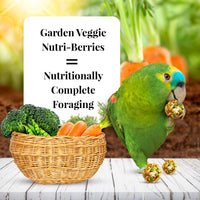 Thumbnail for LAFEBER'S Garden Veggie Nutri-Berries Pet Bird Food, Made with Non-GMO and Human-Grade Ingredients, for Parrots, 3 lb
