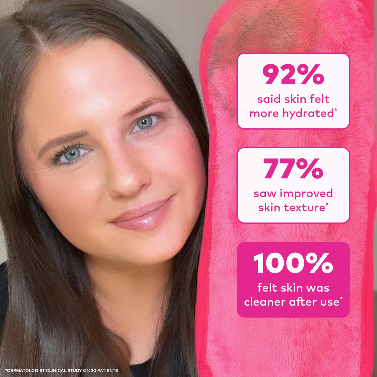 The Original MakeUp Eraser PRO, Effortlessly Remove All Makeup Using Only Water, Including Waterproof Mascara, Eyeliner, Foundation, Lipstick, Sunscreen,and More! Camo, 1 ct.
