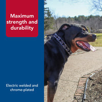 Thumbnail for Coastal Pet Titan Easy-On Dog Prong Training Collar - Durable Metal Collar with Side Release Buckle - Black, 3.3 mm x 20