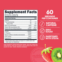 Thumbnail for Nutricost Energy Complex (Strawberry Kiwi) (60 Servings) - Clean Energy Powder, 300g Dietary Supplement