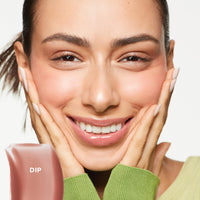 Thumbnail for Saie Glossybounce - Hydrating Lip Gloss and Tinted Lip Oil Hybrid with Hyaluronic Acid & Jojoba Oil for Non-Sticky, Ultra-Shiny, Plump & Soft Lips - Everyday Makeup Essential - Dip (.17 oz)