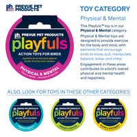 Thumbnail for Prevue Pet Products Shredding Stack - Playfuls Physical & Mental Bird Toy 60247