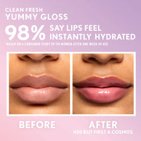 Thumbnail for COVERGIRL Clean Fresh Yummy Lip Gloss, Sheer, Natural Scents, Vegan Formula - But First a Cosmo