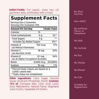 Thumbnail for Nature’s Bounty Optimal Solutions Advanced Hair, Skin and Nails Pectin Gummies, 2x Biotin Per Serving, No Stick Gummy, Vegetarian Formula, Strawberry Flavor, 200 ct, 100 Total Servings