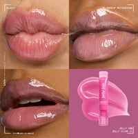 Thumbnail for NYX PROFESSIONAL MAKEUP Jelly Job Lip Gloss, Lip Tint Gloss with Full-Bodied, Smoothing, and Hyper-Glossy Shine - Jelly Icing (Icy Lilac)