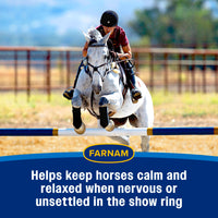 Thumbnail for Farnam Quietex Show Pellets, Horse Calming Supplement and Focus Support, Show Safe Horse Calming Magnesium Supplement with Omega Fatty Acids, Helps Manage Behavior & Stress Relief for Horses, 3.75 lbs