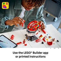 Thumbnail for LEGO Editions Scuderia Ferrari HP Charles Leclerc Helmet - Building Set for Teens, Ages 14+ - Collectible F1 Display - Bedroom or Home Office Decor - Gift for Formula 1 Fans - 43014