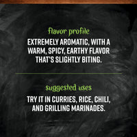 Thumbnail for Frontier Co-op Organic Cumin Seed, 1lb Bulk Bag, Ground Cumin Seasoning - Robust Flavor - Perfect Cumin Powder for Chili, Soups, Stews, Curries & More
