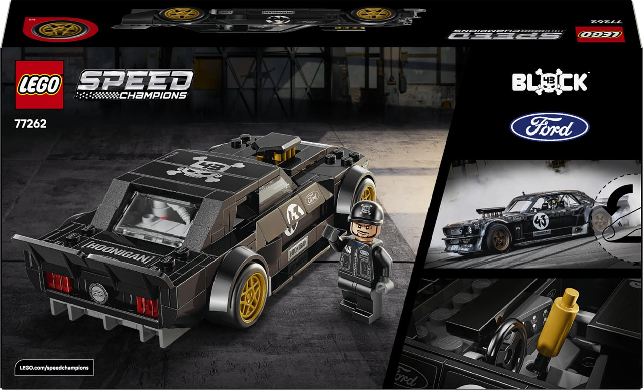 LEGO Speed Champions Ken Block's '65 Ford Mustang Hoonicorn V1 Toy Building Blocks, Toy, Birthday Gift, Present, Blocks, for Boys and Girls, Children, Ages 9 to 11, Elementary School Students