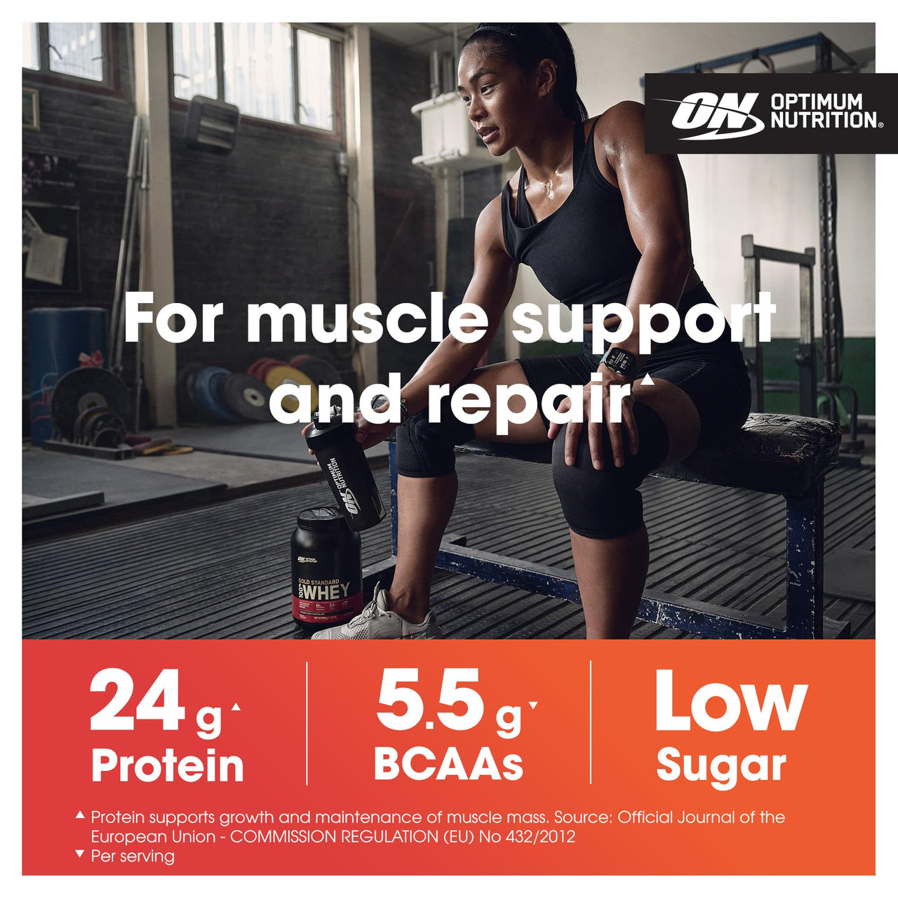 Optimum Nutrition 100 Whey Gold Standard Vanilla Ice Cream