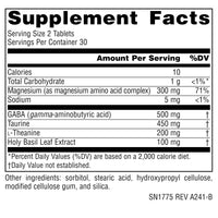 Thumbnail for Source Naturals Serene Science L-Theanine with Magnesium and GABA - 60 Tablets