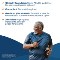 Thumbnail for Bariatric Fusion One Per Day Bariatric Multivitamin with Iron | Easy to Swallow Capsule | Vitamin for Bariatric Surgery Patients | Gastric Bypass and Sleeve Gastrectomy | 30 Count | 1 Month Supply