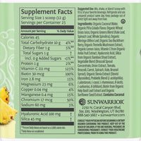 Thumbnail for Sunwarrior Vegan Beauty Greens Drink Plant-Based | Hyaluronic Acid Minerals Biotin Probiotics Non-GMO Soy Free Sugar Free Dairy Free Gluten Free | Pina Colada 25 Servings