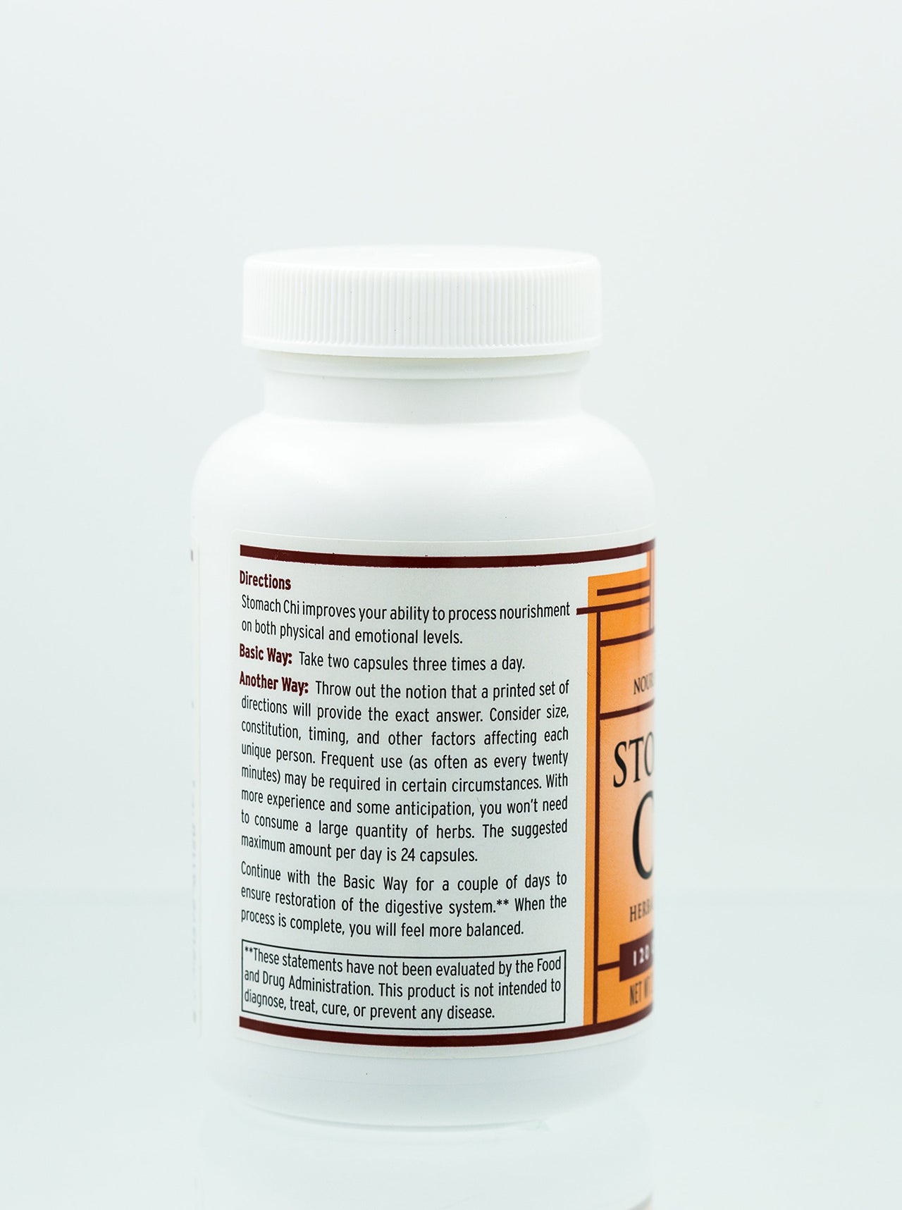 OHCO Stomach Chi - Chinese Herbal Supplement for Digestive Health - Strengthen & Restore Digestive System & Improve Function to Aid Stomach Relief - Natural Digestive Support - 120 Capsules