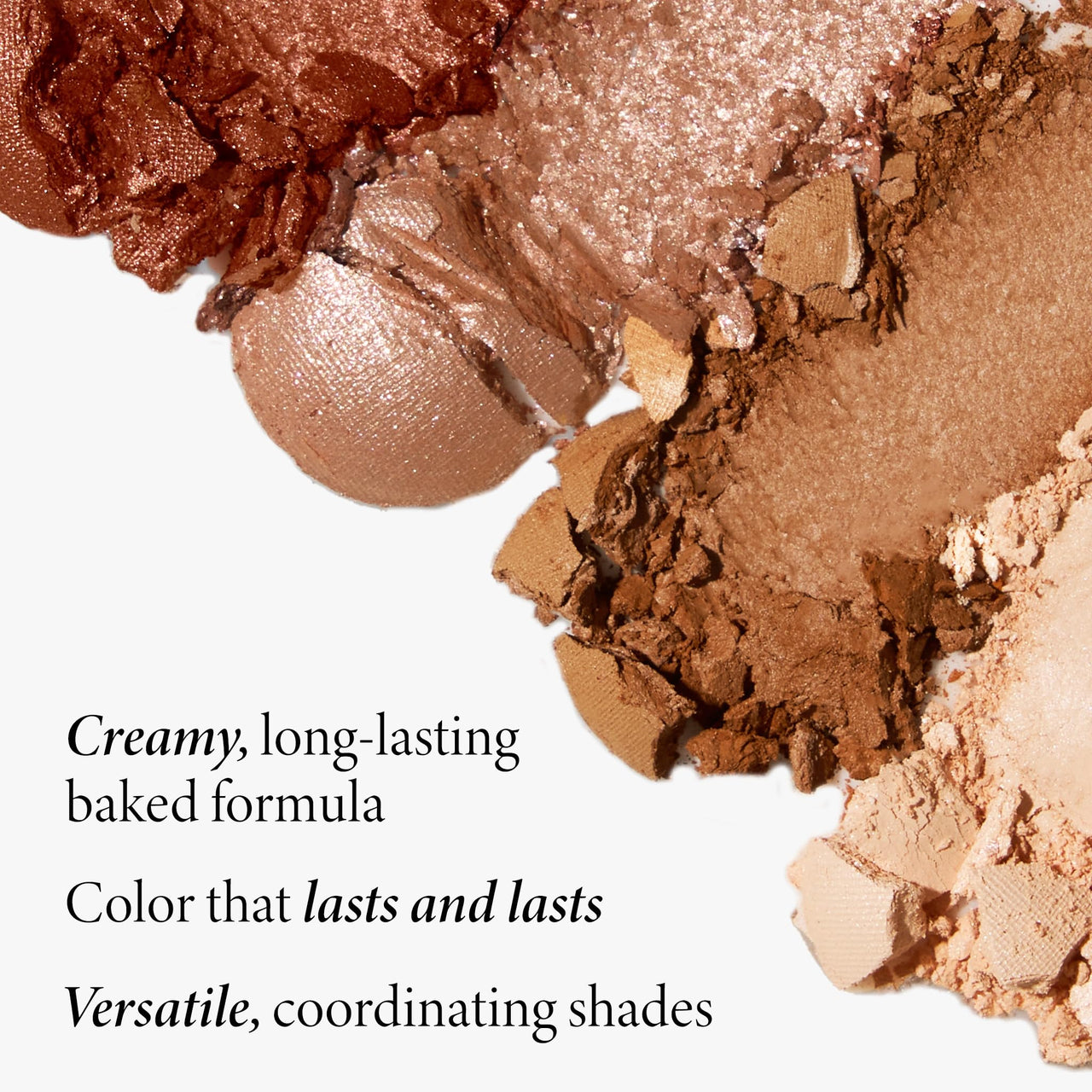 LAURA GELLER NEW YORK Baked Eyeshadow Quad, Tropic Hues - Crease & Smudge Proof - 4 Pigmented Eyeshadows - Blendable Natural Look