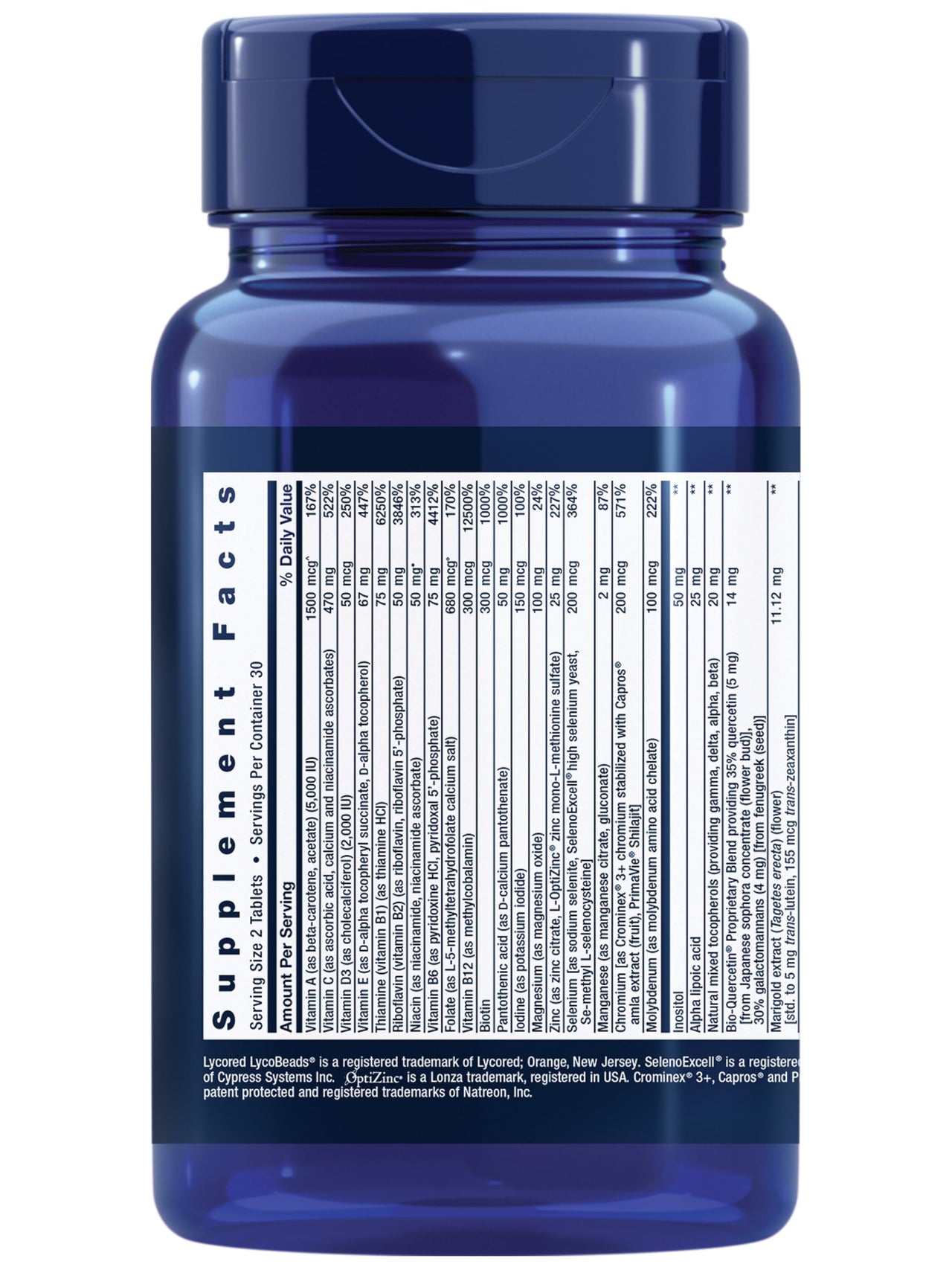 Life Extension Two-Per-Day Multivitamin – Daily Dose of Vitamins & Minerals for Men and Women - Complete Essential Vitamin Supplement for Energy, Health – Gluten-Free – Non-GMO – 60 Tablets