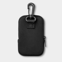 Thumbnail for Touchette Zippered Pouch, Attachable Fashion Accessory with Snap Hook for Touchland Hand Sanitizer 1FL OZ., Black