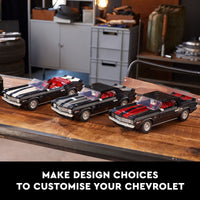 Thumbnail for LEGO Icons Chevrolet Camaro Z28 10304, Customizable Classic Car Replica Model Building Kit, 1969 Vintage American Muscle Car, Great Gift Idea for Teens and Adults