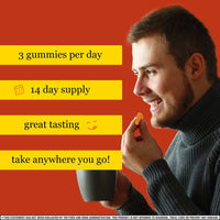 Thumbnail for Airborne Vitamin C 750mg (per Serving) Zesty Orange Flavored Gummies (42 Count in a Bottle), Gluten-Free Immune Support Supplement with Vitamins A C E, Selenium, Echinacea, Ginger, Antioxidant