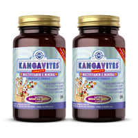 Thumbnail for Solgar Kangavites, Bouncin’ Berry Flavor - 120 Chewable Tablets, Pack of 2 - Complete Multivitamin & Mineral Formula for Children - Vegan, Gluten Free