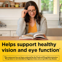 Thumbnail for Nature Made Vision Based on the AREDS 2 Formula, Eye Vitamins with Lutein & Zeaxanthin, Vitamin C, Vitamin E, Zinc and Copper for Healthy Vision and Eye Function Support, 60 Softgels, 30 Day Supply