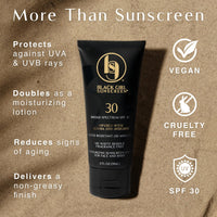 Thumbnail for Black Girl Sunscreen SPF 30 for the Face & Body - Moisturizing Sun Protection, SPF 30, Sun Lotion for Women, Ultra Sheer, Travel Size, No White Cast for Melanin Rich Skin - 2 fl oz