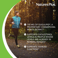 Thumbnail for NaturesPlus Herbal Actives Gugulipid - 30 Extended-Release Tablets - Ayurvedic Botanical Supplement - Vegetarian, Gluten Free - 30 Servings